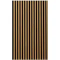 Novel Akustikpaneel Eiche geölt Sonido Elements, Eiche, Holz, Kunststoff, Holzwerkstoff, Eiche, furniert, Holz, 120x1.8x56 cm, FSC Mix, Montage ohne Bohren, Tapeten & Wandverkleidungen, Akustikpaneele