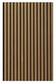 Akustikpaneele Holz | je 120x56cm - 0,672 m² - | Echtholz-Furnier (Eiche) & Akustik-Filz (Schwarz) | Wandverkleidung, Geräuschunterdrückung, Schalldämmung, Akustikpaneel, Farbe HWZ:Oiled Oak