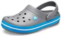 Crocs Unisex Erwachsene Crocband Clog Clog, Charcoal/Ocean, 38/39 EU