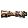easyCover - Lens Protection Camouflage Cover - Objektivschutz - Schutz für Ihr Kameraobjektiv - Geeignet für Sigma 150-600mm F5-6.3 DG OS HSM Sport - Braune Camouflage