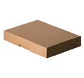 Archivbox Falken PureBox Nature A5, für bis zu 500 Blatt, mit Beschriftungsfeld, L 250 x B 180 x Füllhöhe 40 mm, FSC®-Pappe, braun 662253