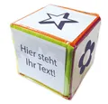 TimeTEX Spielesammlung Blanko-Würfel mit Einstecktaschen 15 cm