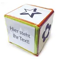BlankoWürfel mit Einstecktaschen 15 cm | Bewegungswürfel zum Lernen und Spiel...