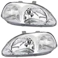 Scheinwerfer Set für Honda Civic VI 6 EJ EK H4 1995 - 1998 LWR