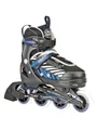 Hudora Inlineskates "Leon" in Schwarz/ Blau - ab 5 Jahren, Größe 29-32, Damen