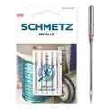 SCHMETZ 5 Nähmaschinennadeln | Metallic | 130/705 H-MET | Nadeldicke 90/14