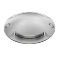 ledscom.de LED Bodenleuchte, Wegmarkierung BUNDA für außen, IP67, 2-flammig, aluminium, rund, 70mm Ø, warmweiß