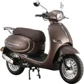 Motorroller Cappucino 125 ccm 85 kmh EURO 5 mattbraun - Braun