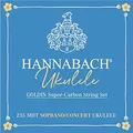 Hannabach Ukulele-Saiten Sopran/Concert, Goldin, Satz 235MHT