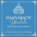 Hannabach Goldin 235 MHT Sopran/Konzert Ukulele Saiten | Neu