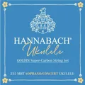 Brillante Ukulele Saiten von Hannabach aus Carbon für Sopran- & Konzert-Ukulele