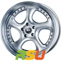 RH Alurad Turbo P silber Horn hochglanz poliert 8x18" ET69 LK5 112 ML 158 Alu...