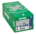 SPAX Universalschraube Senkkopf Teilgewinde T-Star plus WIROX 6 x 180 mm 100 St