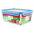EMSA Clip & Close Rechteckige Box 3,7 L Blau, Transparent 1 Stk