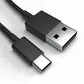USB-C Ladekabel für Oppo Find X Schwarz 50 cm Handy Schnellladekabel Datenkabel