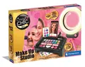 Clementoni Crazy Chic Make-up Artist - Schminkkasten, buntes Make-up Set mit glitzerndem Lidschatten, Rouge & Lipgloss, beleuchteter Kosmetiktisch für Kinder ab 6 Jahren, 18744