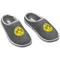 BVB BVB-Filzpantoffel Pantoffel (2-tlg) grau|silberfarben 46 EU