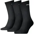 PUMA Socken PUMA UNISEX CREW SOCK 3P (3 Paar) mit farblichem Logo schwarz 43-46