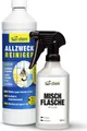 bio-chem Allzweckreiniger Konzentrat - Extrem leistungsstark für hygienische Sauberkeit - 1000 ml + Handspray-Mischflasche 0.5 l - Kraftreiniger Küchenreiniger - für den gesamten Haushalt, Küche & Bad