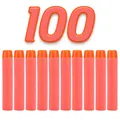 König Design Nerf Pfeile - 100 Stück Nerf Darts Nerf Munition Pfeile Dart Bullets Refill Darts Foam Pfeile für N-Strike Elite Blasters Series Hasbro Fortnite