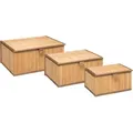 3 bambus-aufbewahrungsboxen - 5 five simply smart - Beige