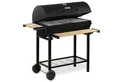 BBQ-Toro Holzkohlegrill Grillwagen, fahrbar, inkl. Thermometer, Smoker Grill
