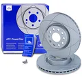 2x ORIGINAL ATE Power Disc Satz Bremsscheiben Vorne Ø312 Belüftet