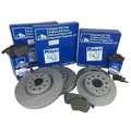 ATE Powerdisc scheiben Ceramic beläge vorne hinten für SKODA Octavia Combi Rs