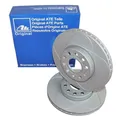 2 ATE Power Disc Bremsscheiben vorne 312mm für Audi Seat Skoda VW