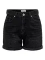 ONLY Female Jeans-Shorts ONLJOSEPHINE Hohe Taille Normal geschnitten Jeans-Shorts