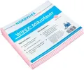 WIPEX Mikrofaser-Wischtuch, mehrfach waschbar, schlierenfreie Reinigung, 50 Stück, rosa 137346