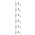 6x NGK 8894 Zündkerze für Opel Corsa D S07 Chevrolet Aveo T300