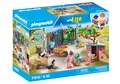 PLAYMOBIL 71510 Kleine Hühnerfarm im Tiny House Garten Spielset, Mehrfarbig