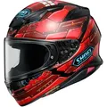 Shoei NXR 2 Fortress Helm, rot, Größe XS für Männer