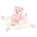 Nordstern Kuscheltier mit Schmusetuch Set - Babygeschenk für Mädchen zur Geburt in Strickoptik - Erstausstattung Schmusetier und Schnuffeltuch Bär in Rosa