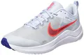 Nike Herren Downshifter 12 Sneaker, Football Grey/Bright Crimson-Concord, 43 EU