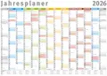 Jahresplaner 2026 - Wandplaner Kalender - Giant XXL Poster - Grösse 140x100 cm