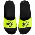 BVB BVB Badeschlappen Logo neon Badeschuh (2-tlg) schwarz 41/42