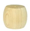 emoebelbeschlaege 4er Set Möbelfüße aus massivem Kiefernholz 5 cm rund – Holz Möbelbeine für Sofa, Schrank und DIY Projekte
