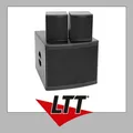 OMNITRONIC Set MOLLY-12A Subwoofer aktiv + 2x MOLLY-6 Top 8 Ohm, schwarz
