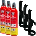 Löschspray Feuerlöschspray + Halter 3x 750ml IWH Feuerlöscherspray MHD 05/2029
