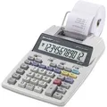 Sharp Tischrechner EL 1750V, Farbbanddruck, 12-stelliges LC-Display, Batteriebetrieb