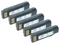 vhbw 5x Akku Ersatz für Datalogic TW18050652, 128004721, BT-47, RBP-GM45 für Barcodescanner POS (2600 mAh, 3,7 V, Li-Ion)