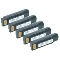 vhbw 5X Akku Ersatz für Datalogic TW18050652, 128004721, BT-47, RBP-GM45 für Barcodescanner POS (2600 mAh, 3,7 V, Li-Ion)