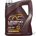5L MANNOL LEGEND 504/507 0W30 MOTORÖL passend für VW 504 / 507.00 BMW LL 04 C3