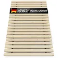 Rollrost Lattenrost Rolllattenrost 90 x 200 cm 20mm 300kg "stabiler Rollrost", TUGA-Holztech, Breite 70 80 90 100 120 140 160 180 200 Länge 140 190 200 210 220 90 cm x 200 cm x 2.00 cm