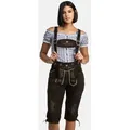 Steigenhöfer Manufaktur Trachtenlederhose Damen Kniebund braun 38