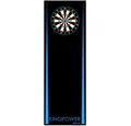 Kingpower Dartmatte Dartmatte Turnier Matte Dartteppich Dart Matte Darts 237 x 80 cm Blau