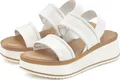 LASCANA Plateausandaletten Sommerschuh, Sandale, Sandalette, offener Schuh, Plateausandale, weiß Größe 39