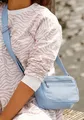 LASCANA Umhängetasche Minibag, Handtasche, Crossbody-Bag mit auswechselbaren Schulterriemen VEGAN, hellblau
